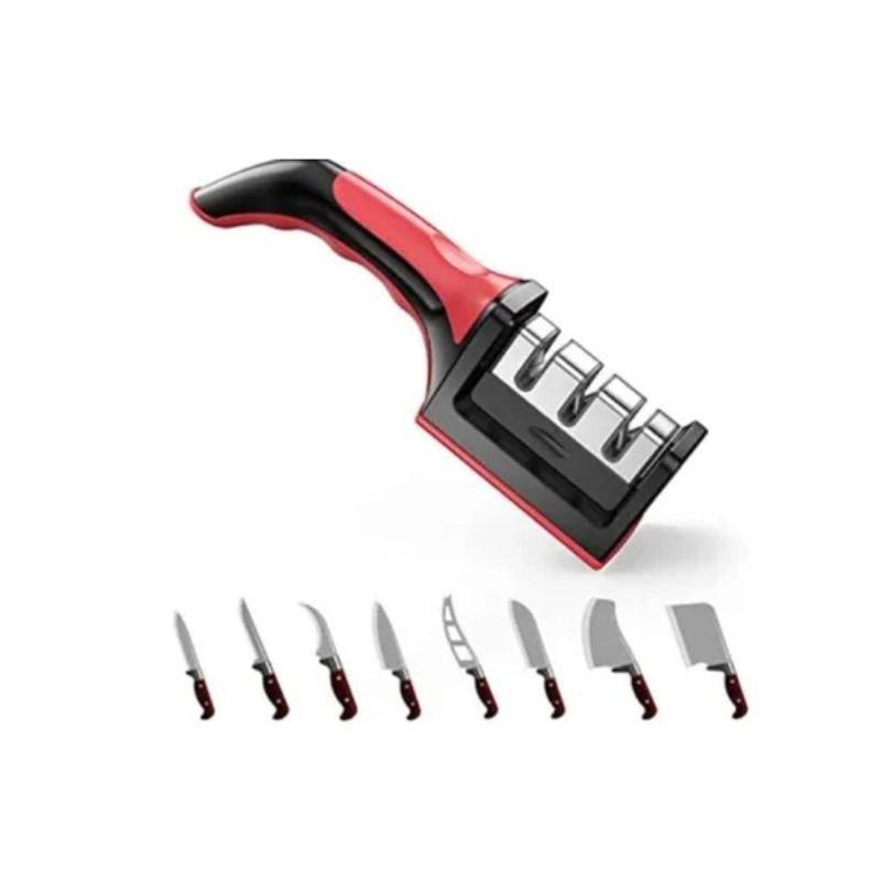 GENERICO - Afilador Cuchillo Tijeras para Cocina con filos portátil