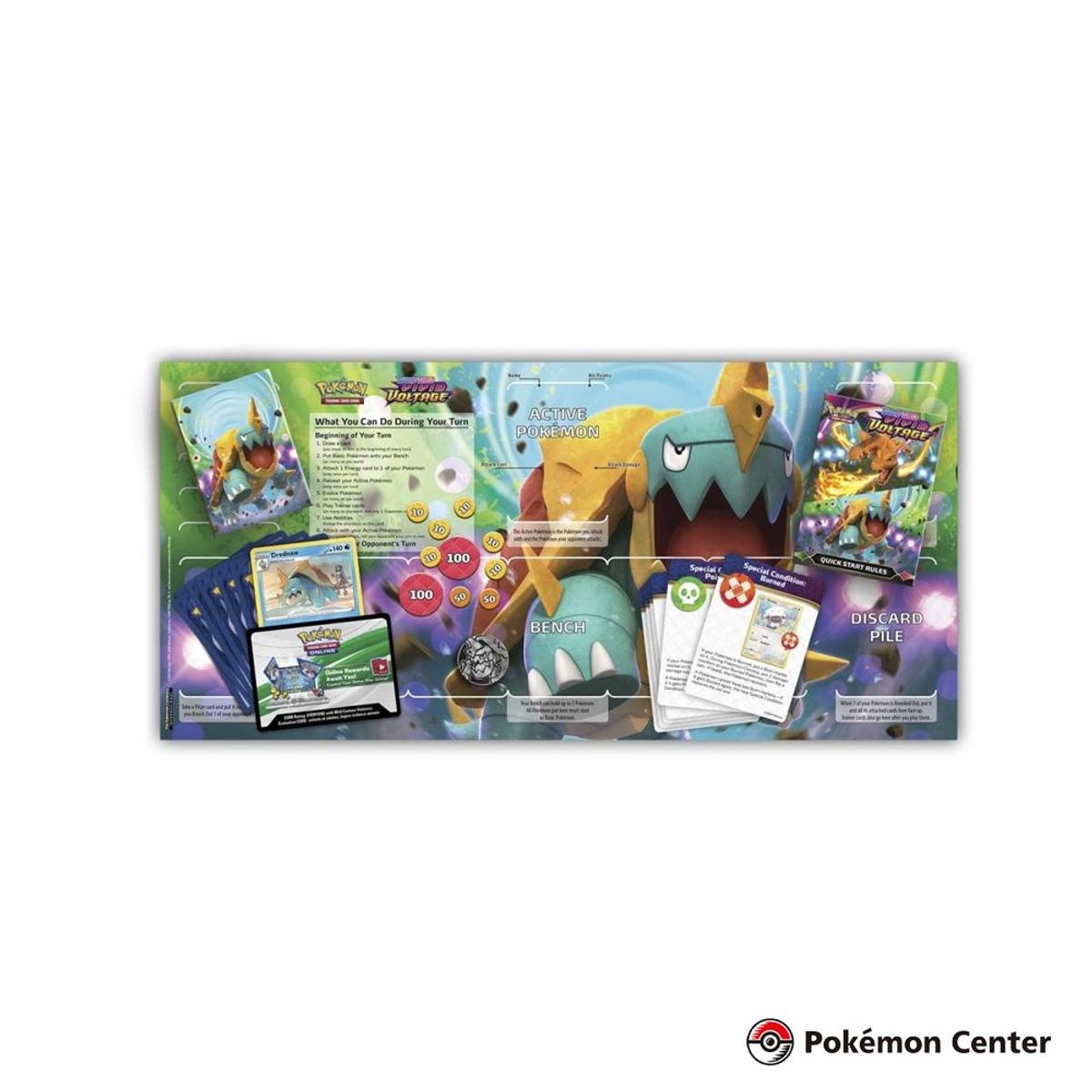 POKEMON - POKEMON DECK THEME DREDNAW INGLES