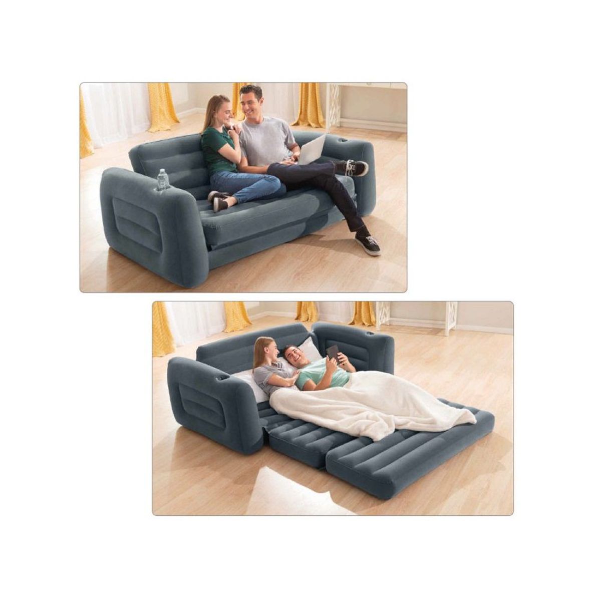 INTEX - Sofá Cama Doble Inflable - Intex