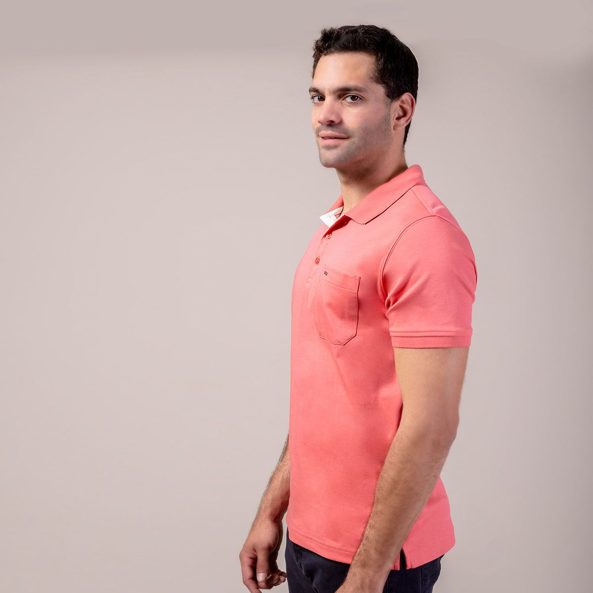 PIONIER - Polo Box Basico Gamuza Pima Braxis Hombre