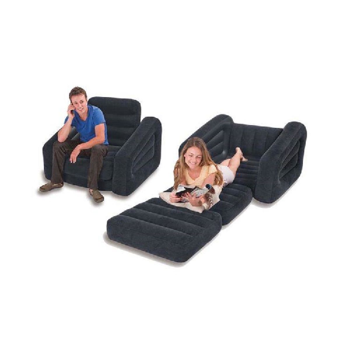 INTEX - Sofá Cama Individual Inflable - Intex