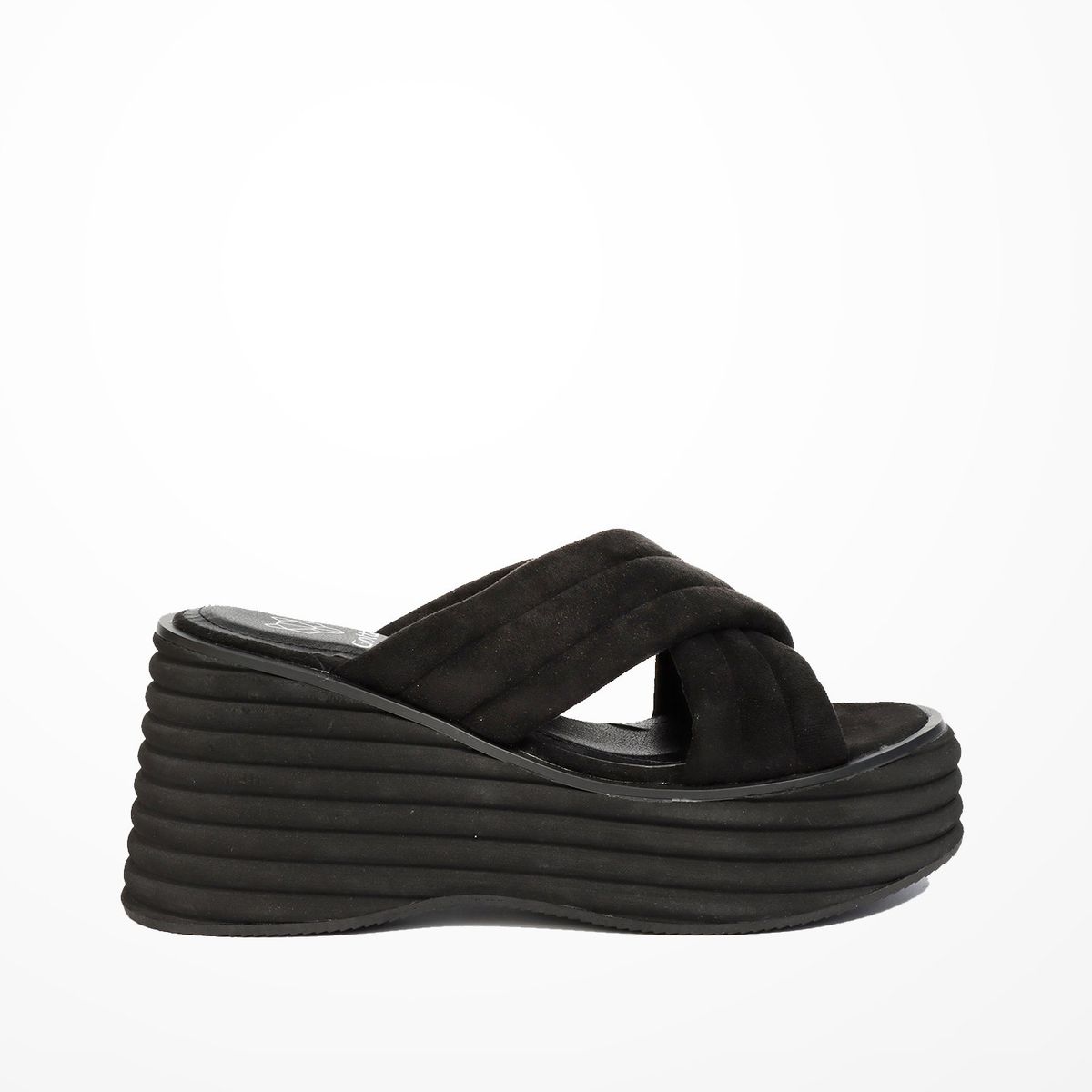 GOTTA - Sandalia Plataforma Negra Mujer 25211 Gotta