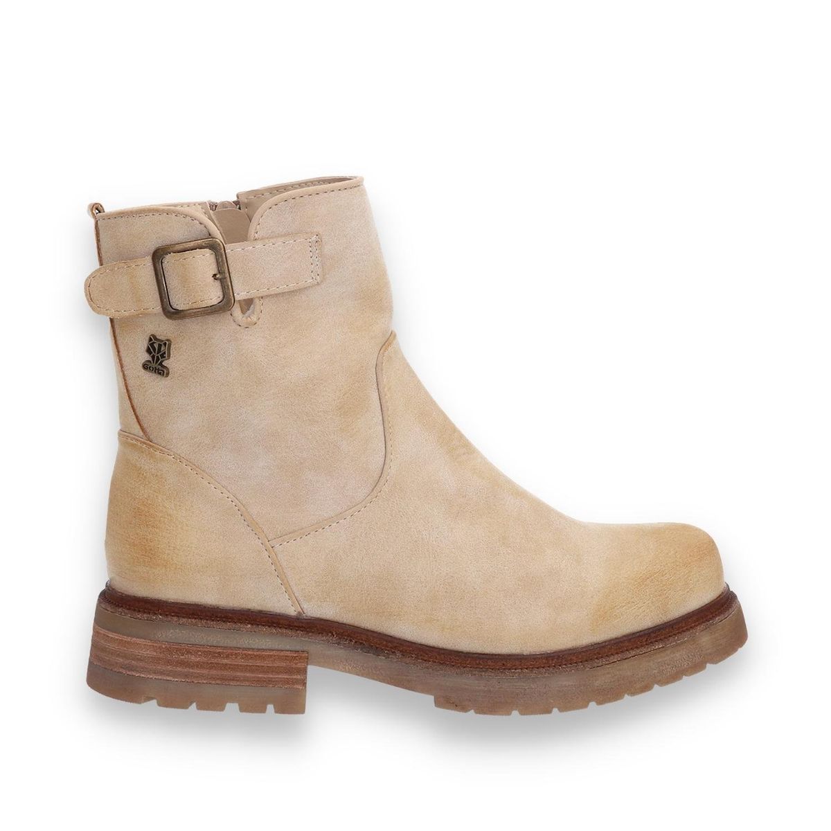GOTTA - Botín Beige Mujer 25730 Gotta
