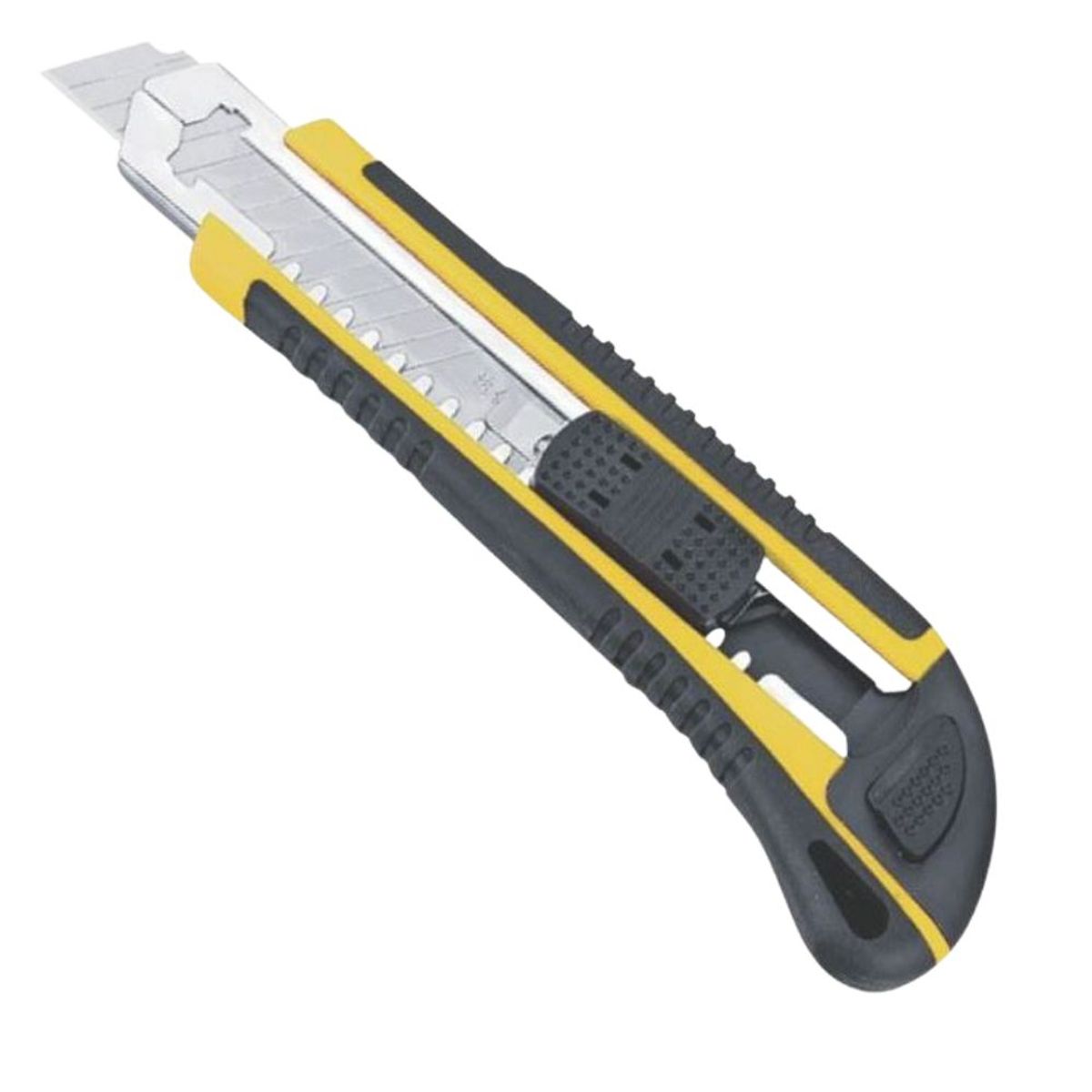 C AND A TOOLS - Cuchilla Cutter 6" C/Alma Metalica + 03 Hojas C&A - Amarillo
