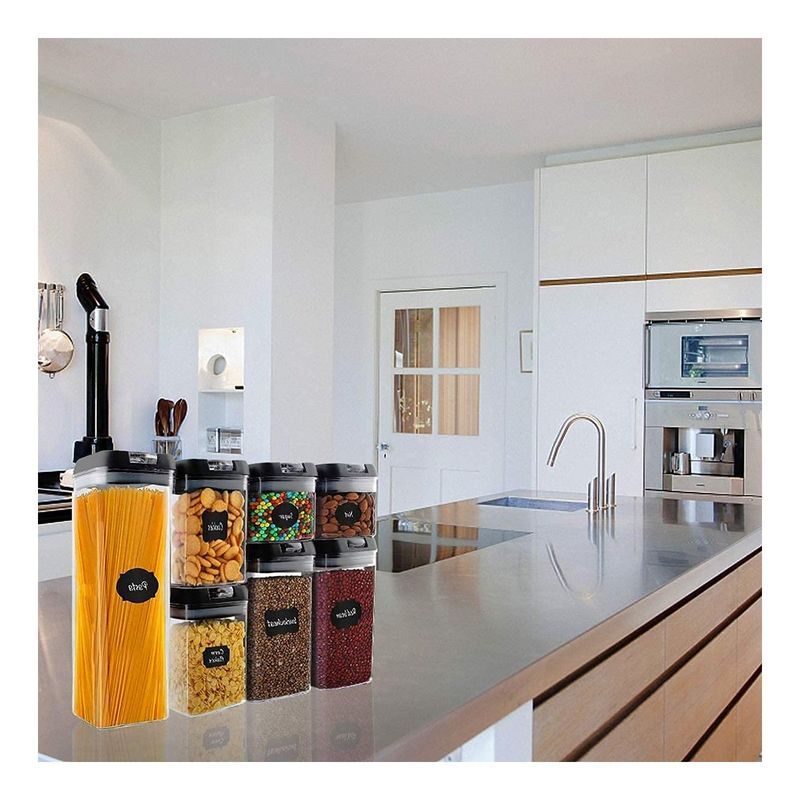 GRETAIL - Contenedor De Alimentos Dispensador De Cereal Granos Set 7 Unidades