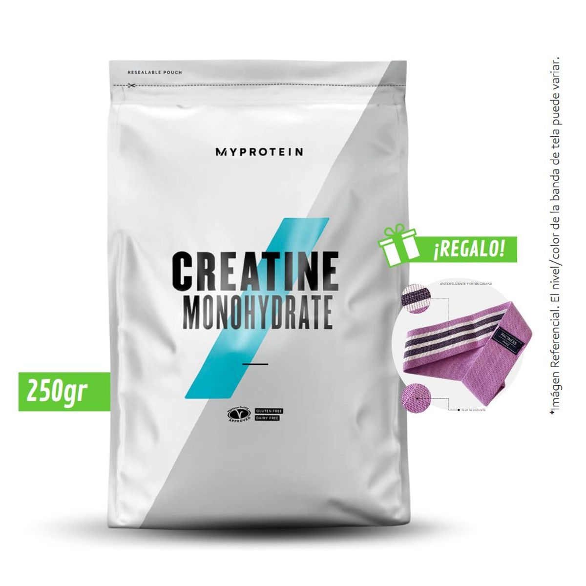 MYPROTEIN - CREATINA MONOHIDRATADA 250 GR MYPROTEIN + REGALO