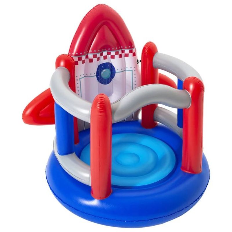 BESTWAY - Trampolín Inflable Modelo Nave Espacial Cohete Infantil