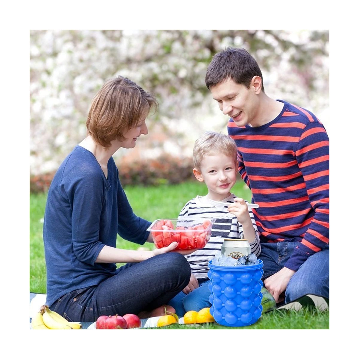 GRETAIL - Hielera De Silicona Cubetera Combo 02 Unidades