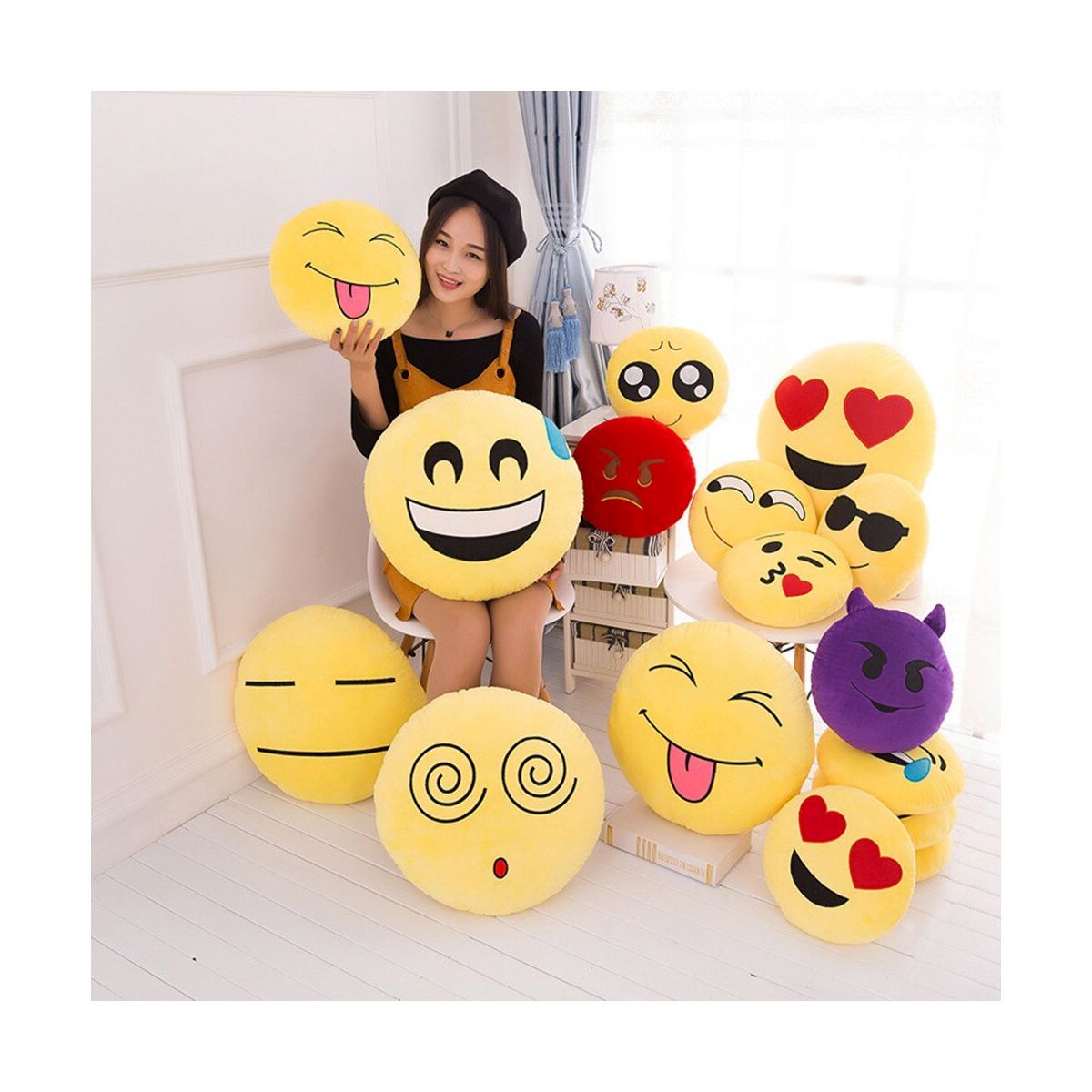 GRETAIL - Cojín Almohada Emoji