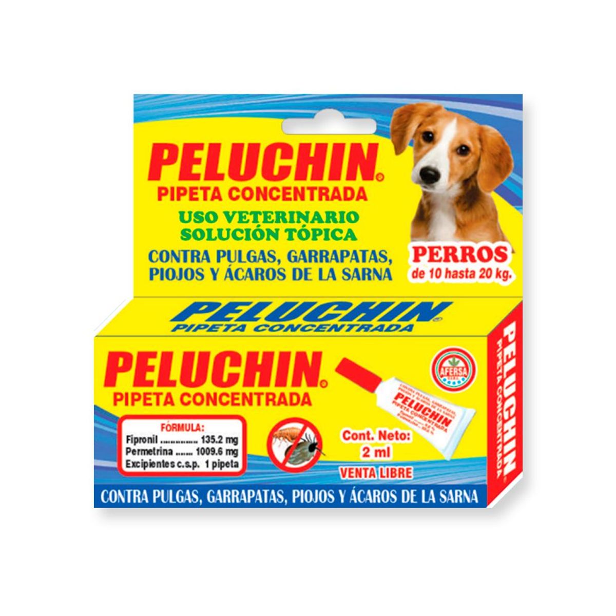 OEM - Pipeta Concentrada Antipulgas PARA PERROS 10 KG a 25 KG