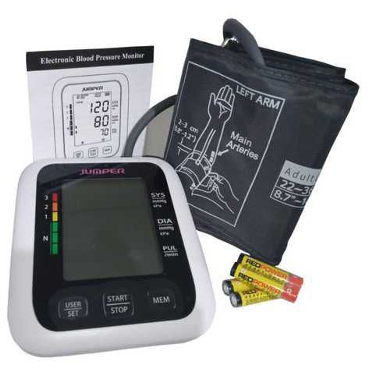 GENERICO - TENSIOMETRO DIGITAL DE BRAZO JUMPER