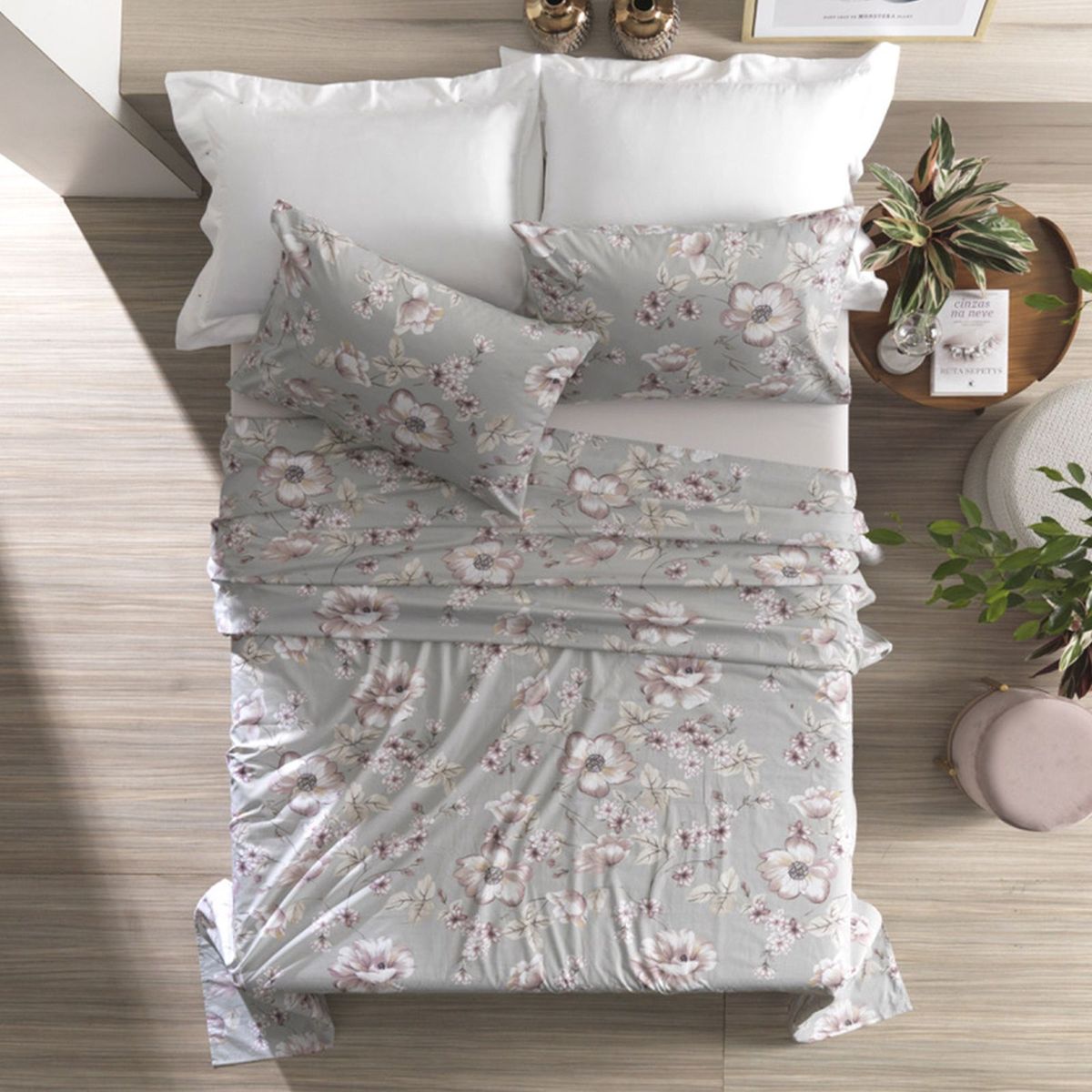 ALTENBURG - Juego de Sábanas  100% Algodón Pima 180 Hilos 2 Plazas - HARMONIA