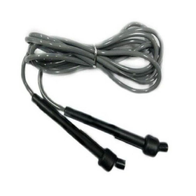 ALPHA GYM - Salta soga speed ajustable cuerda de salto - GRIS