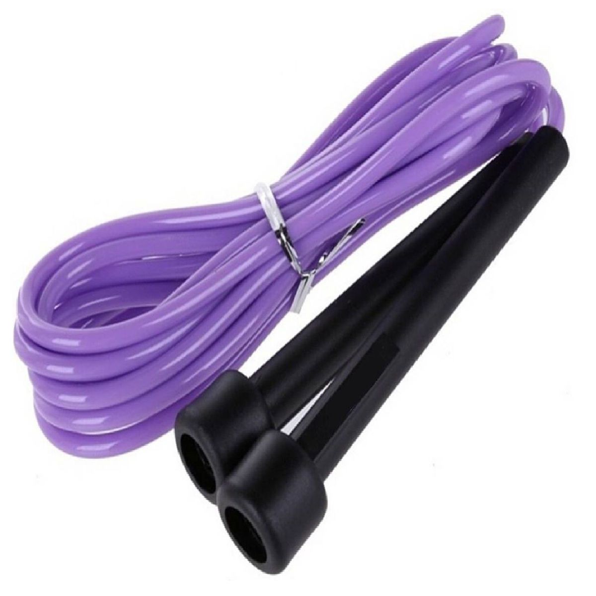 ALPHA GYM - Salta soga speed ajustable cuerda de salto - MORADO