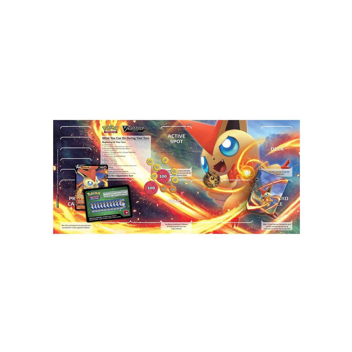 POKEMON - Pokemon TCG Victini V Battle Deck Ingles