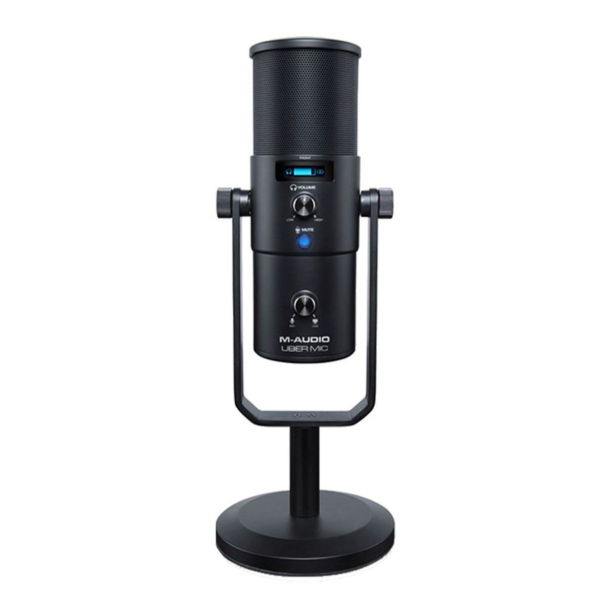 M AUDIO - Micrófono USB Profesional salida para auriculares Ubermic