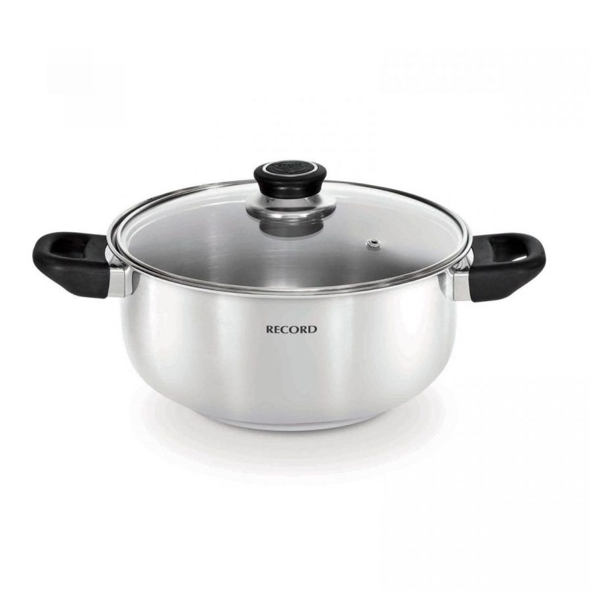 RECORD - Olla acero inoxidable Milenium Tapa Vidrio N°22