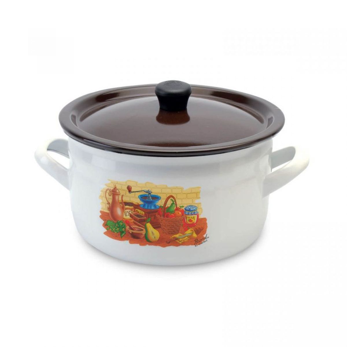 RECORD - Olla Acero Vitrificado La Limeña N°18