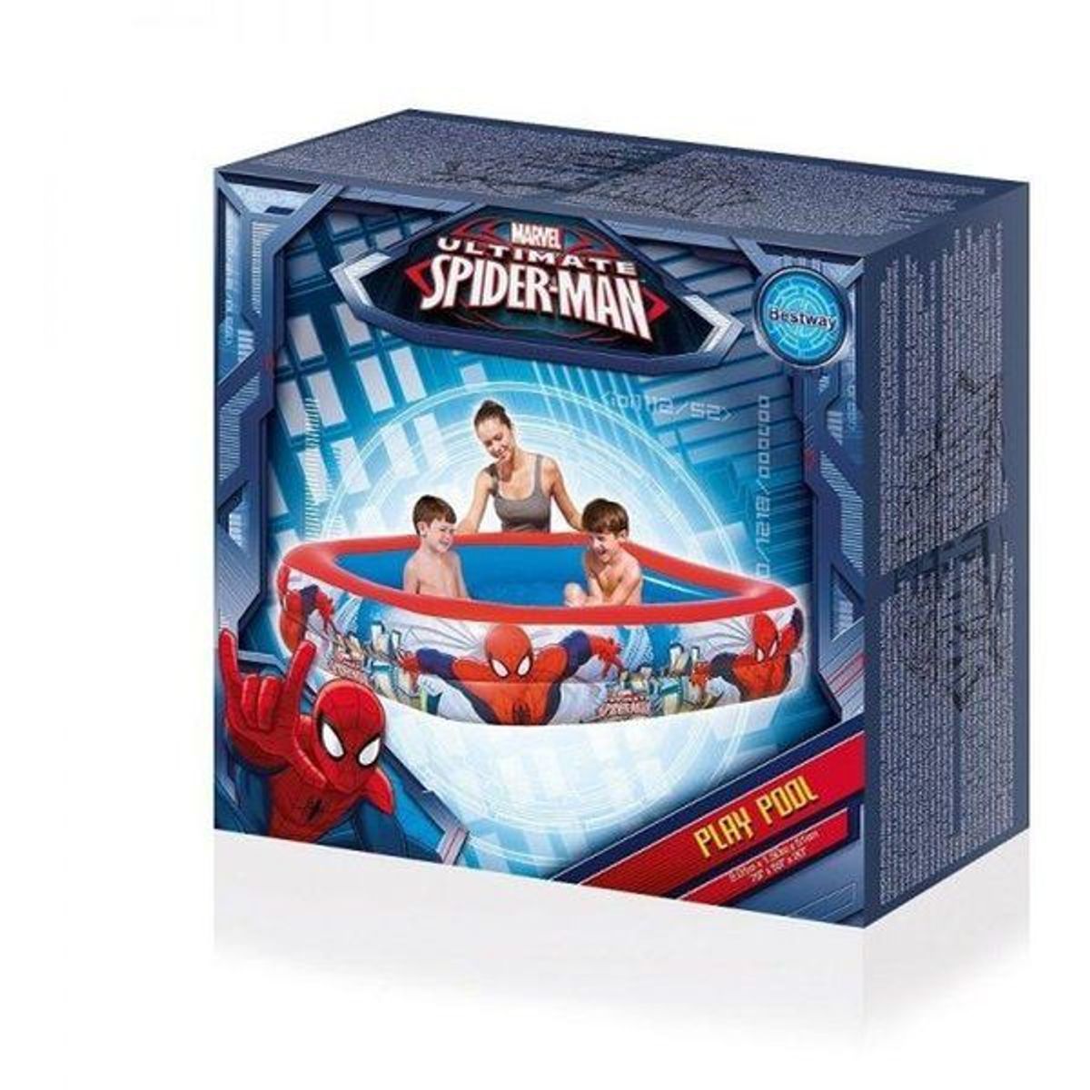 BESTWAY - BESTWAY - Piscina Inflable Spiderman 200x146x48 cm