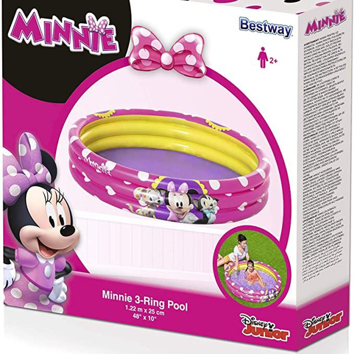 BESTWAY - BSTWAY - Piscina inflable DISNEY MINNIE 122x25 cm