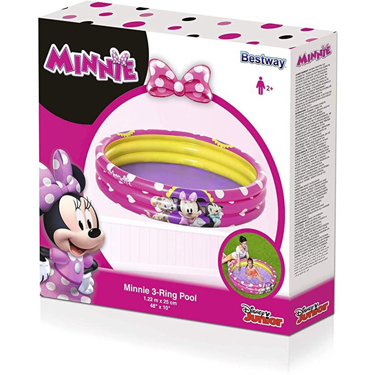 BESTWAY - BSTWAY - Piscina inflable DISNEY MINNIE 122x25 cm