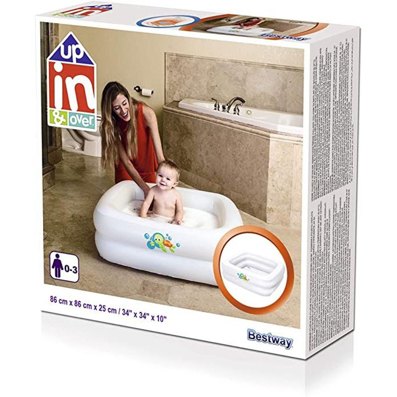 BESTWAY - BESTWAY - Piscina inflable Infantil Bañera Bebé 86x86x25CM