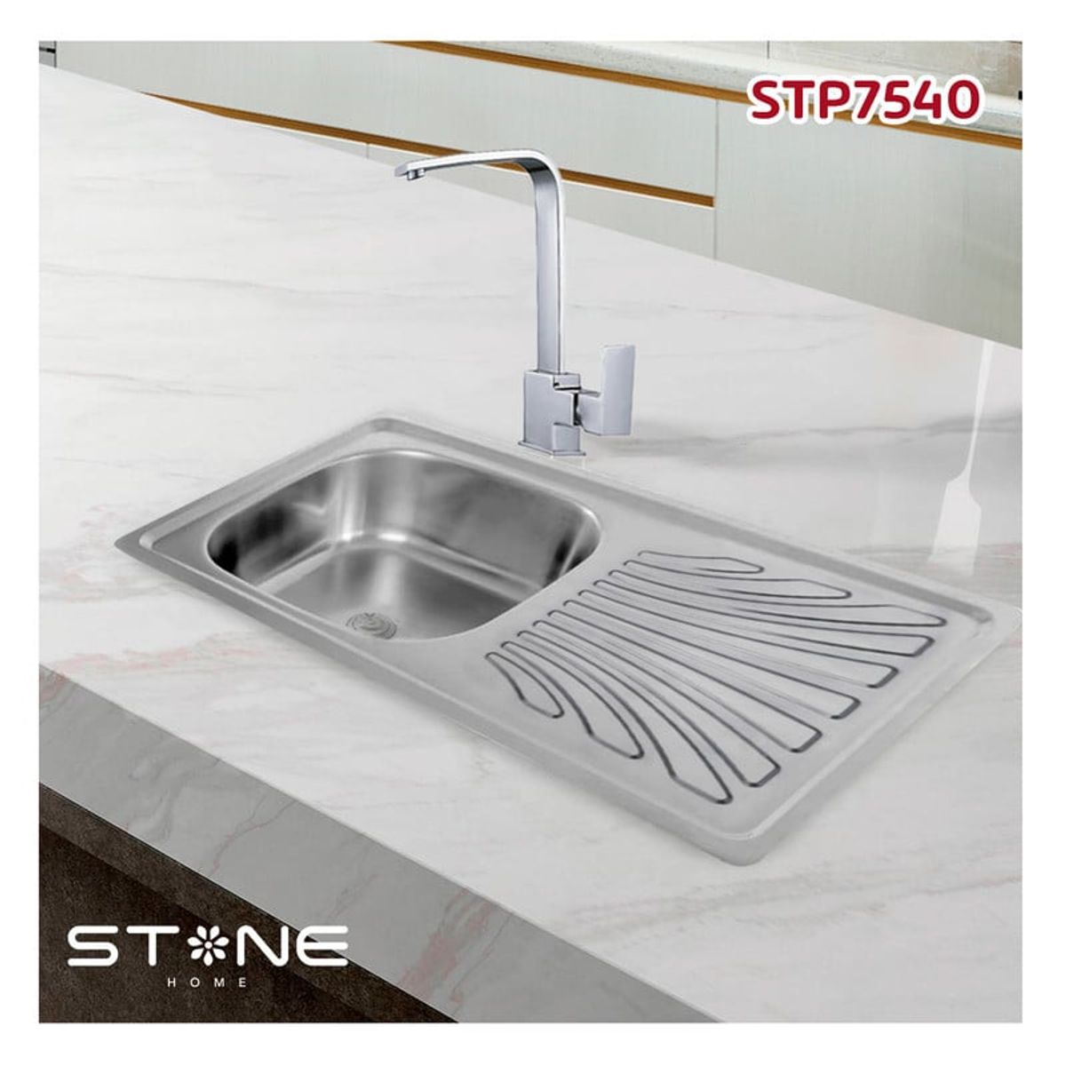 STONE - LAVADERO DE ACERO SIGNATURE STP7540 STONE
