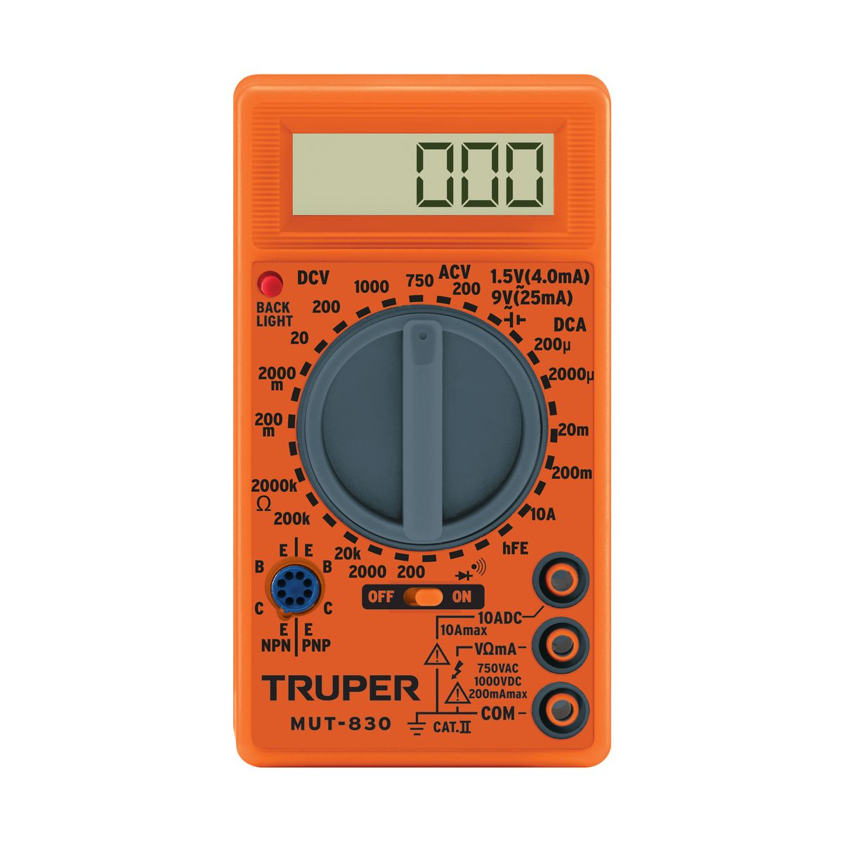 TRUPER - Multímetro digital multitester Truper