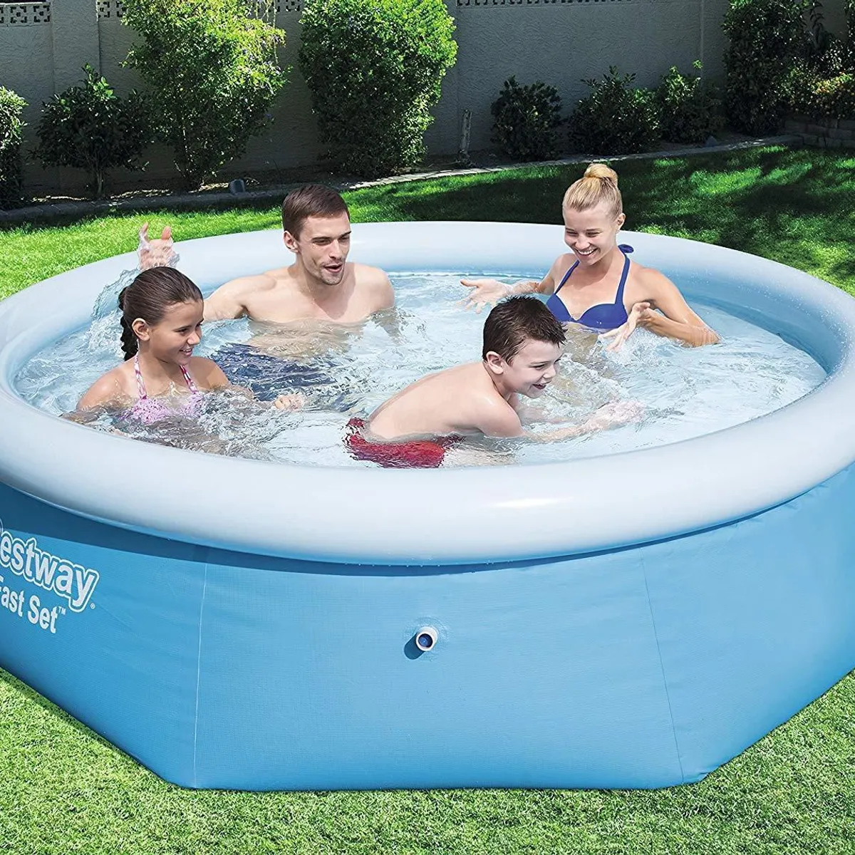 BESTWAY - Bestway - Piscina con borde inflable de 244M X 66CM
