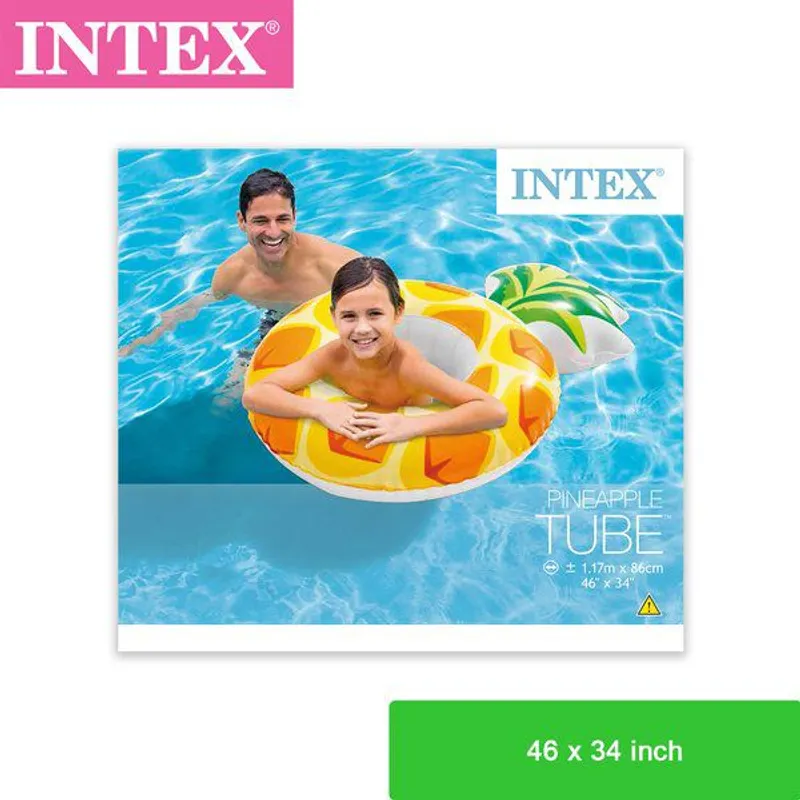 INTEX - Flotador redondo exclusivo modelo Piña - Intex
