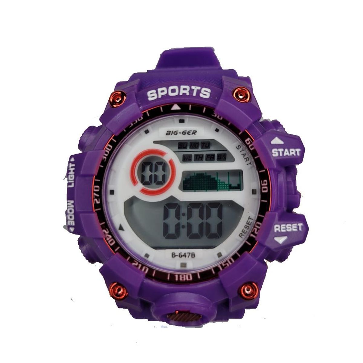 GENERICO - Reloj SPORT Mujer BIG-GER color Morado