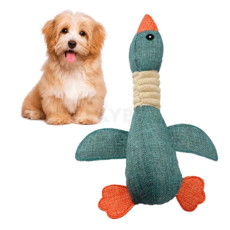 GENERICO - Peluche de Patito Verde para Perros.