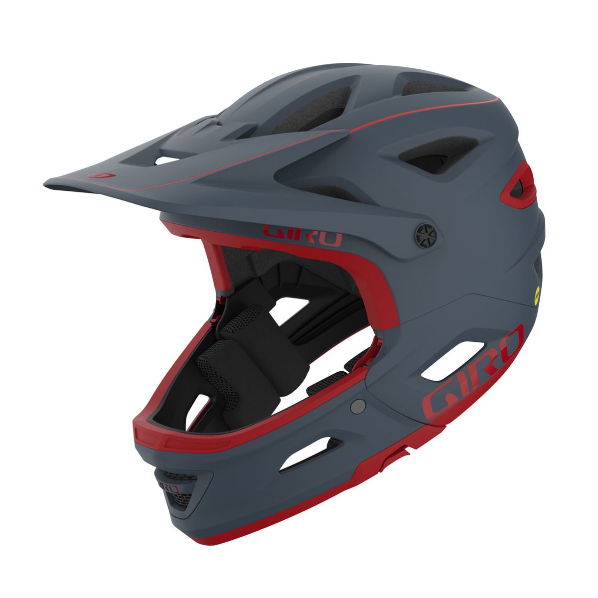GIRO - CASCO GIRO GR SWITCHBLDE MIPS MT P GRY/RD L 21 US/EU 7129304
