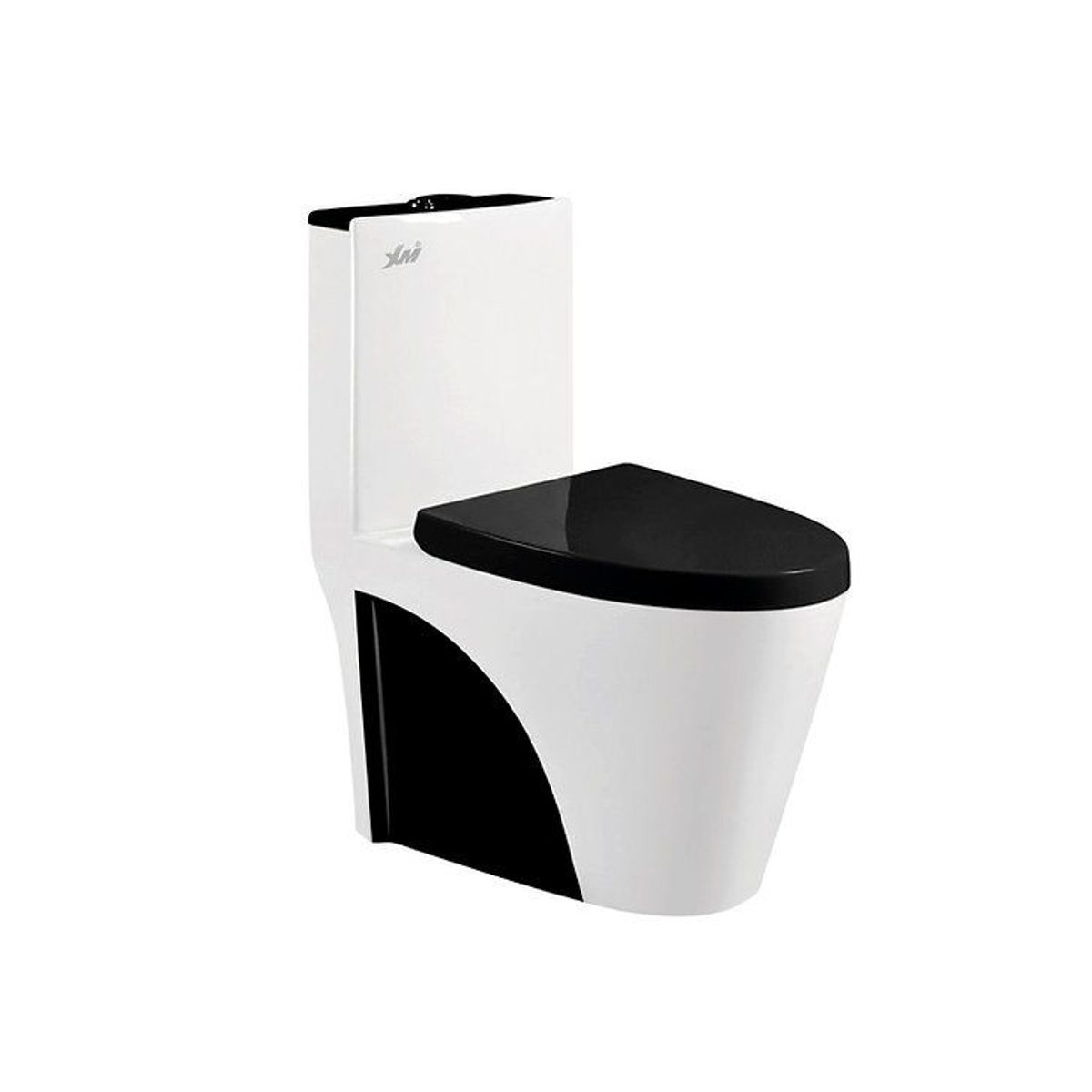 XM - INODORO ONE PIECE BLANCO CON NEGRO IN8835N