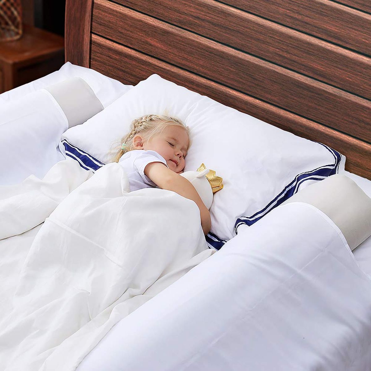 THE BABY SPOT - Barandas inflables de cama para bebe TheBabySpot Traslucido