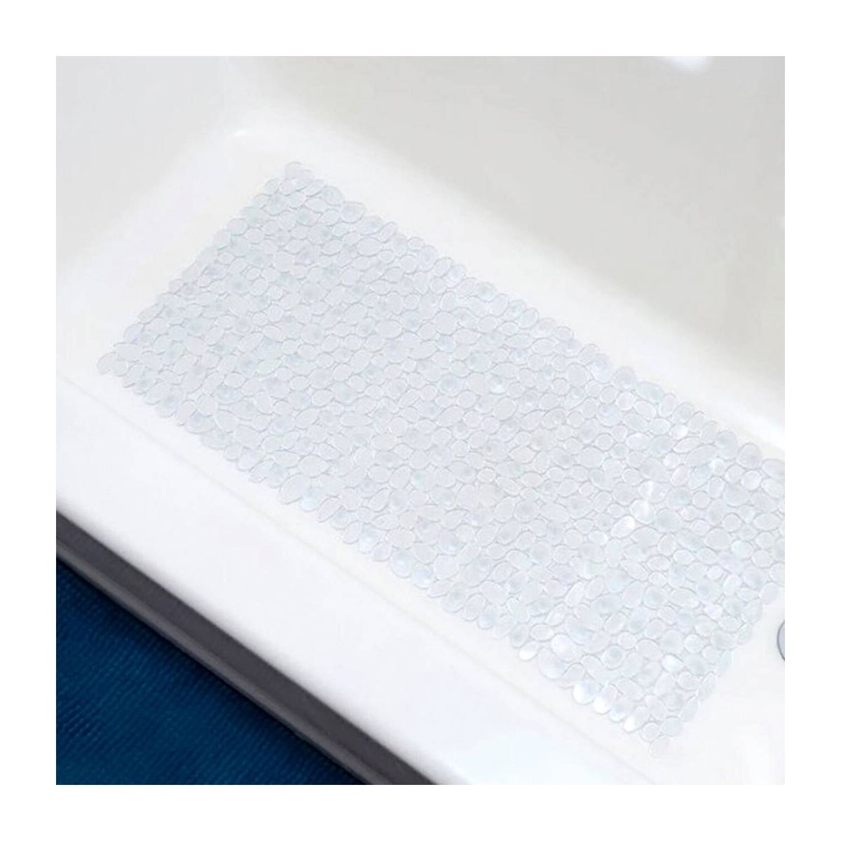 CONTACT - Piso antideslizante para baño Pebble Clear 71.7 x 32.38 cm