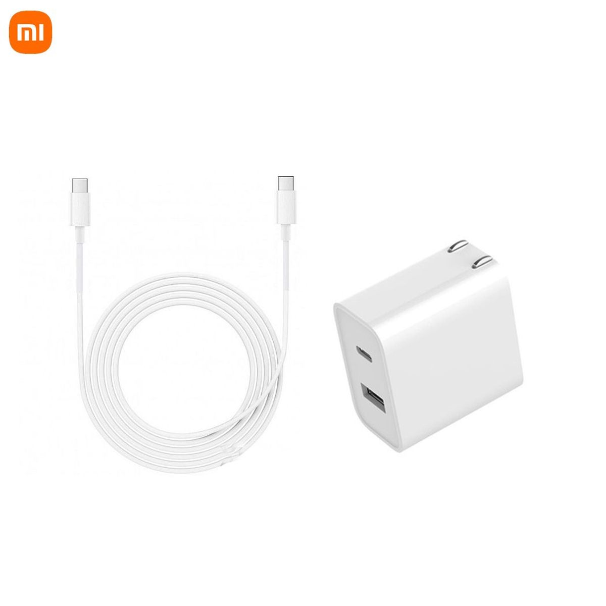 XIAOMI - Cargador Xiaomi 33W Rápido Turbo 1A1C  Cable Tipo-C a C 15M