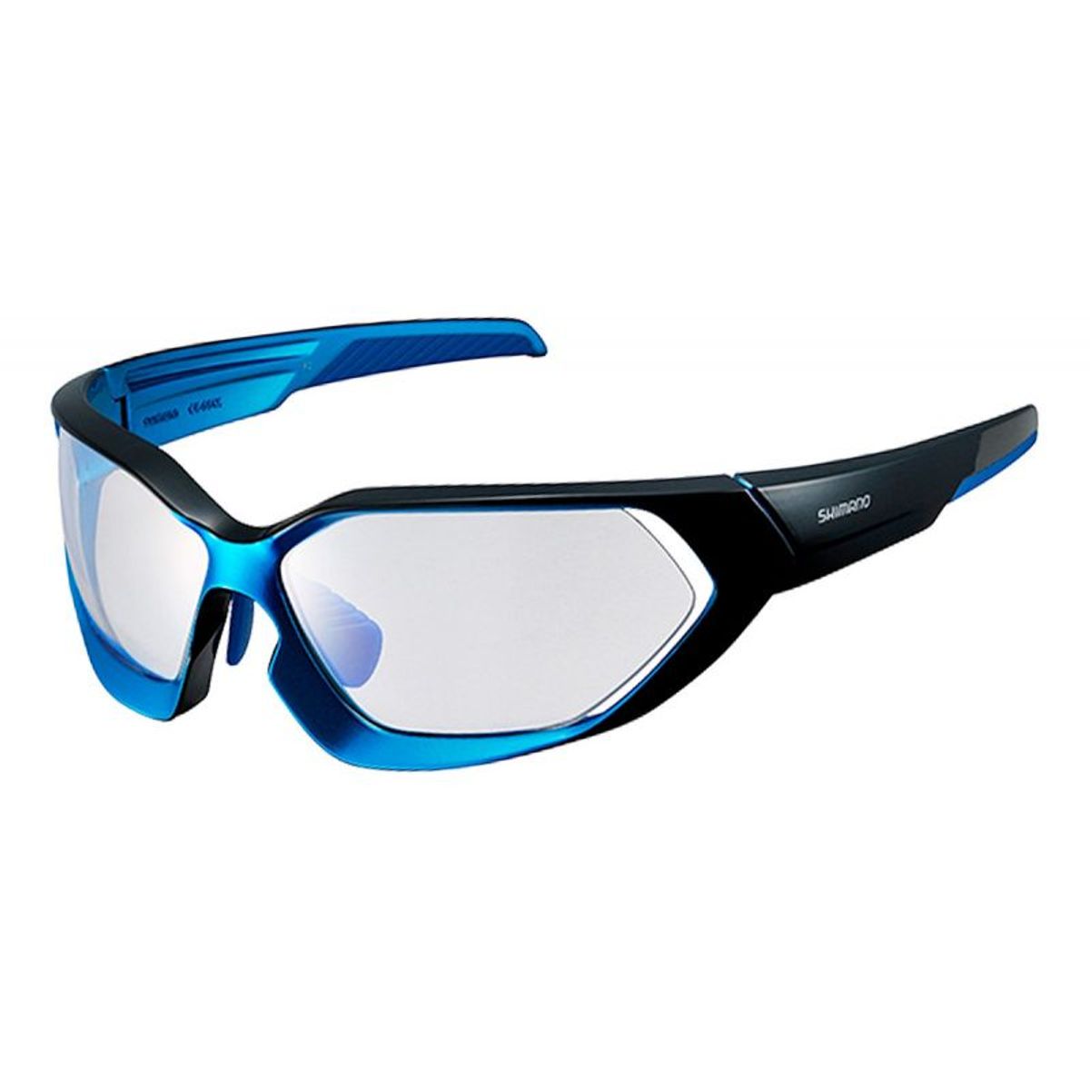 SHIMANO - LENTE SH. BLACK - METALLIC BLUE / BLUE PHOTOCHROMIC CLEAR  HYDROPHOBIC