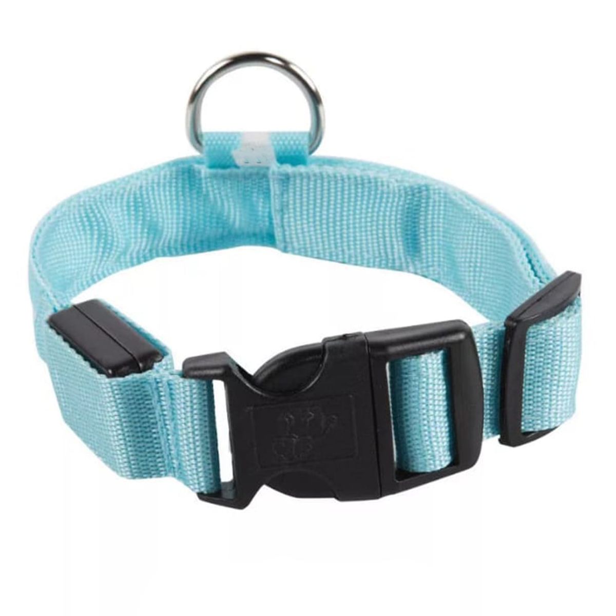 GENERICO - Collar Correa con Luces Mascota Perro Gato Azul