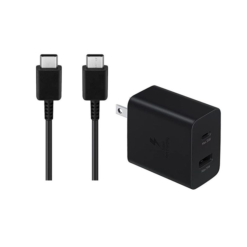 GENERICO - Cargador para Samsung 35W PD Power Adapter Duo USB-C USB-A