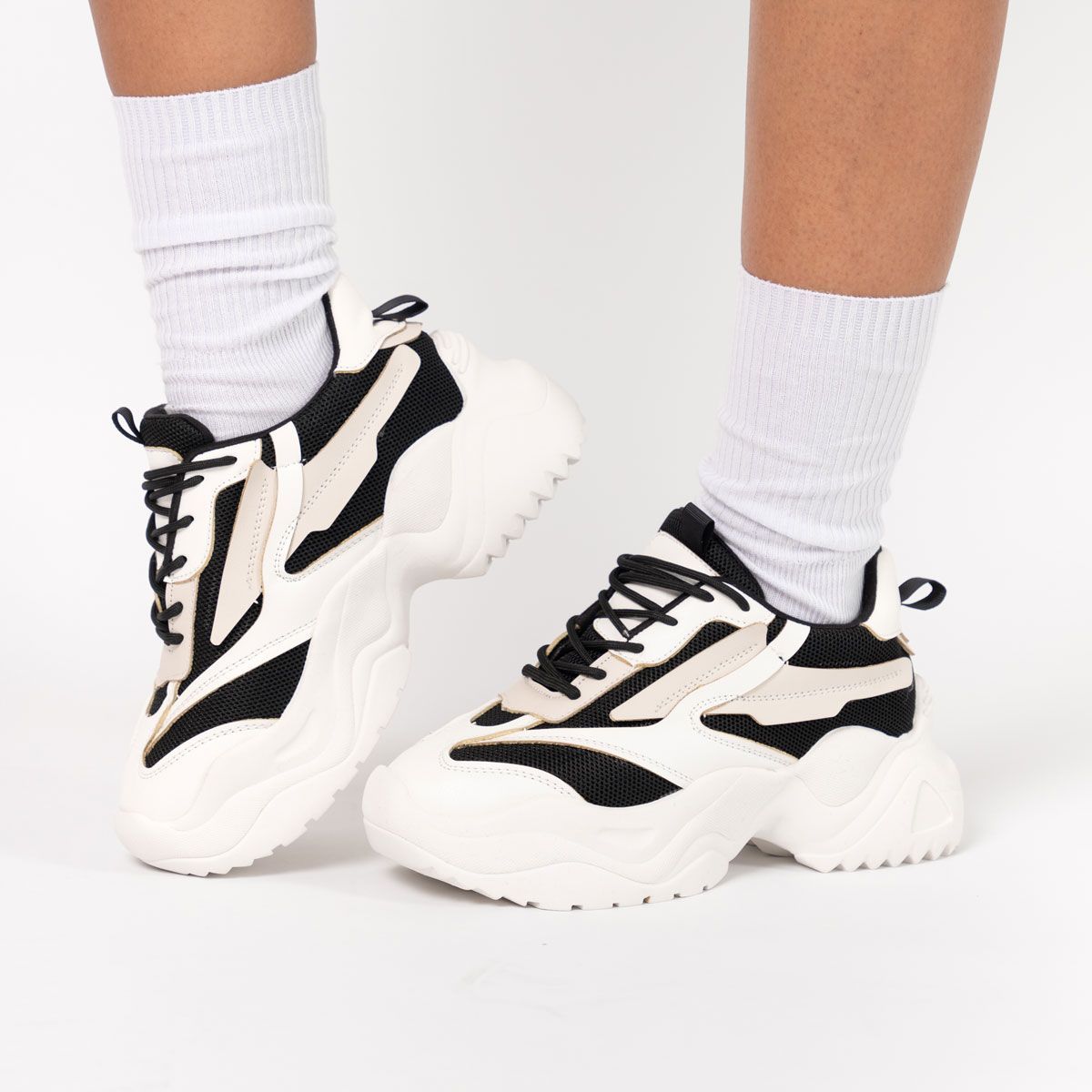 MAGDALENA SHOES - ZAPATILLAS PLATAFORMA MUJER ALESSIA 822 BN