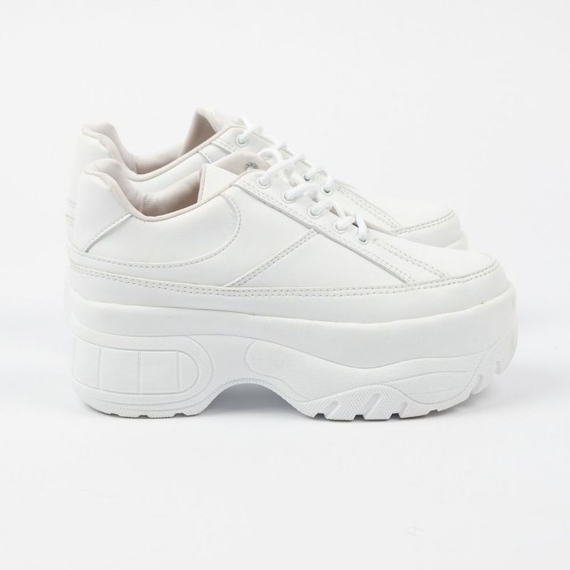 MAGDALENA SHOES - ZAPATILLAS PLATAFORMA MUJER KIARA 719 BLANCO