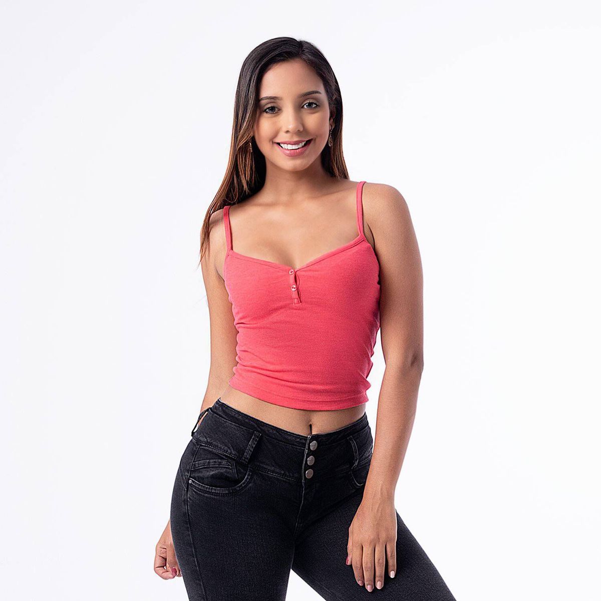 PIONIER - Polo Tops Moda Rib Lycrado Mujer Jumys