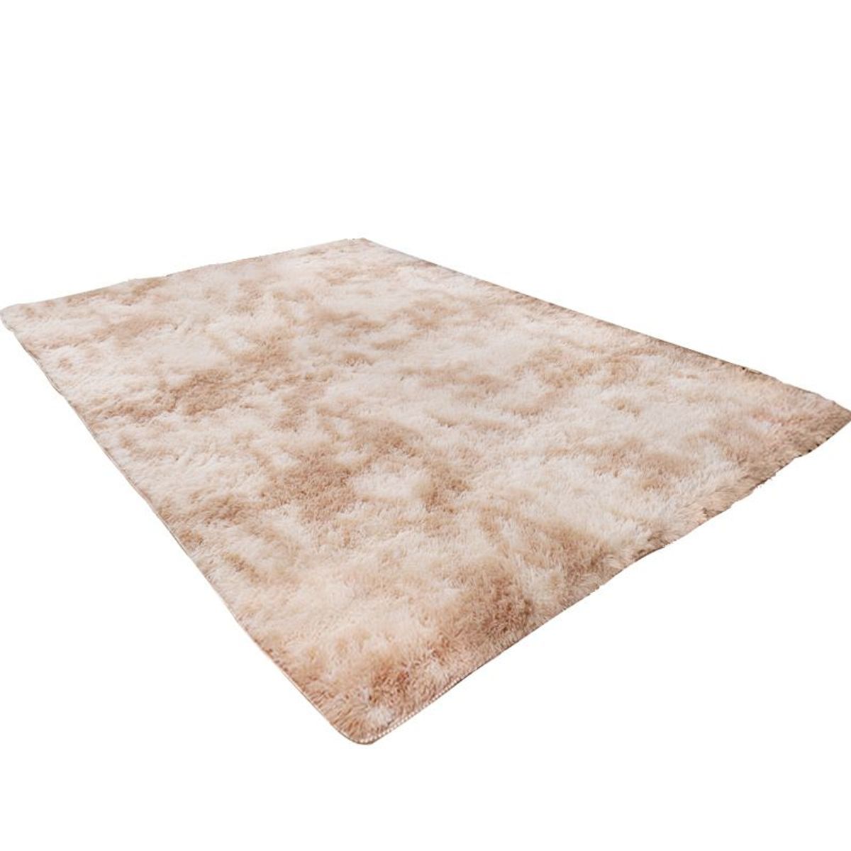 GENERICO - Alfombra de felpa piso de terciopelo para sala 140cm x 2m - Beige