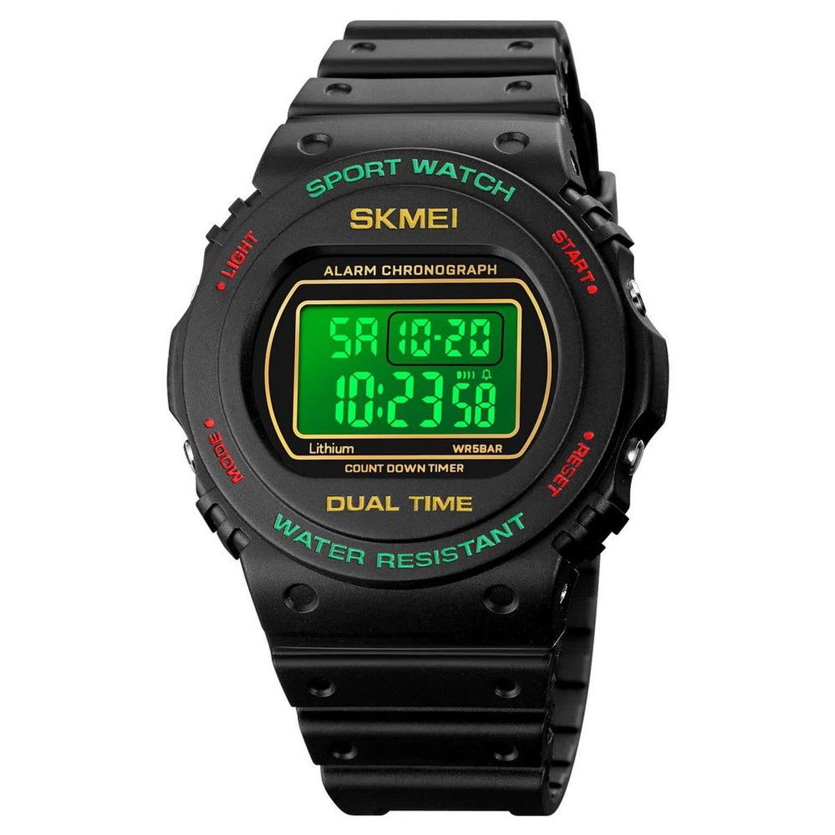 SKMEI - Skmei - Reloj Digital 1776BKGD para Hombre