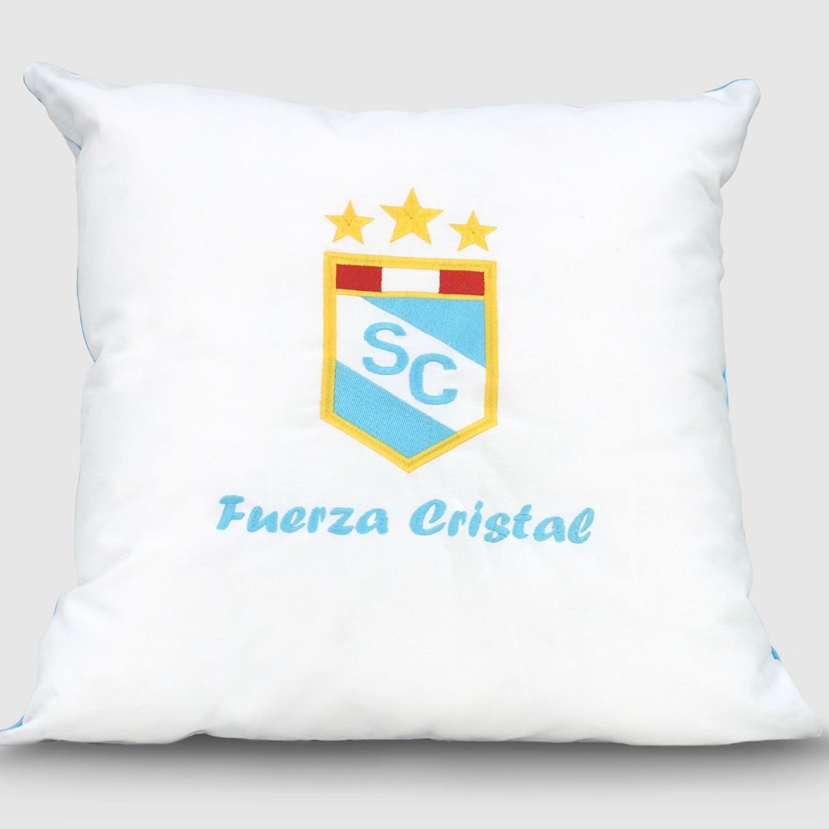 ARLIN TEXTIL - Cojin Decorativo Fuerza Cristal logo Celeste