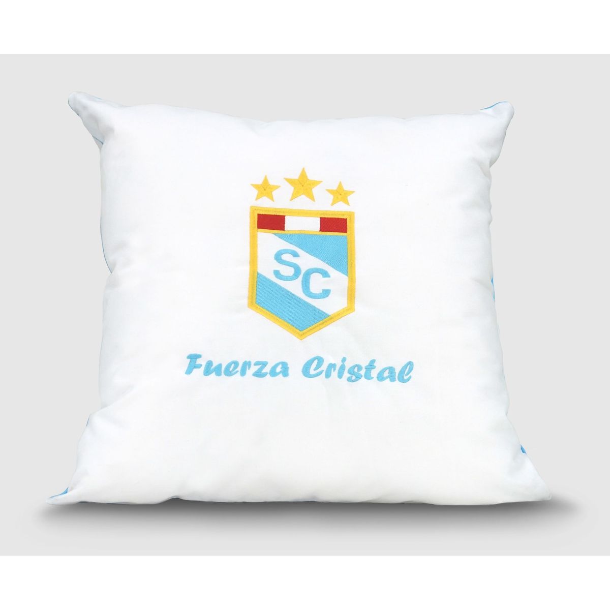 ARLIN TEXTIL - Cojin Decorativo Fuerza Cristal logo Celeste
