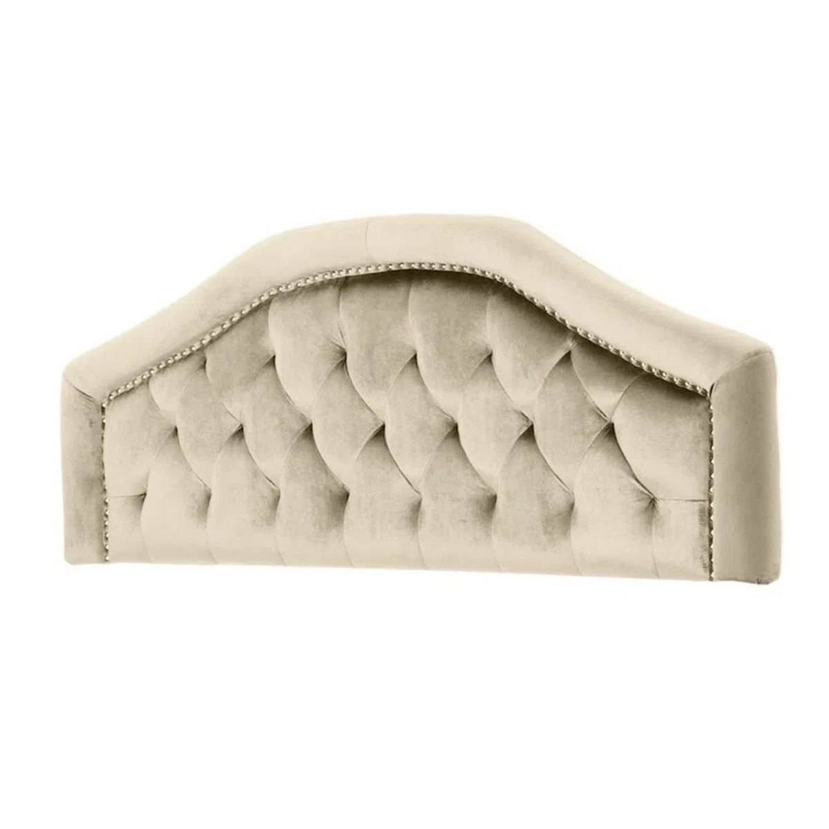 MAVISAC - Cabecera Reina Mavisac Plaza Y Media Color Marfil - Tela