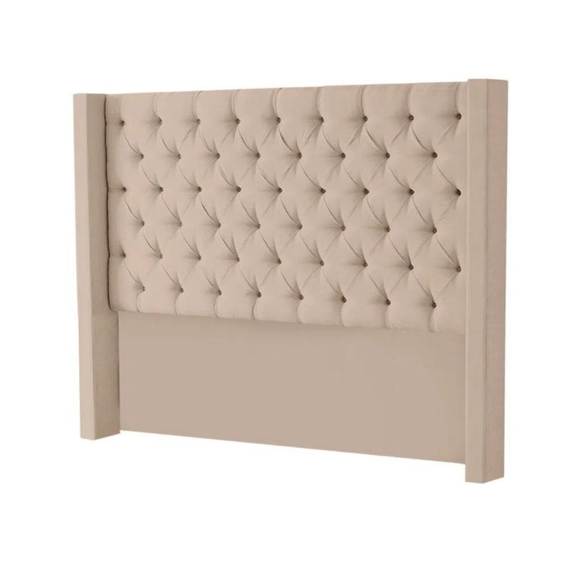 MAVISAC - Cabecera Master Rey Mavisac Plaza Queen Color Beige - Tela