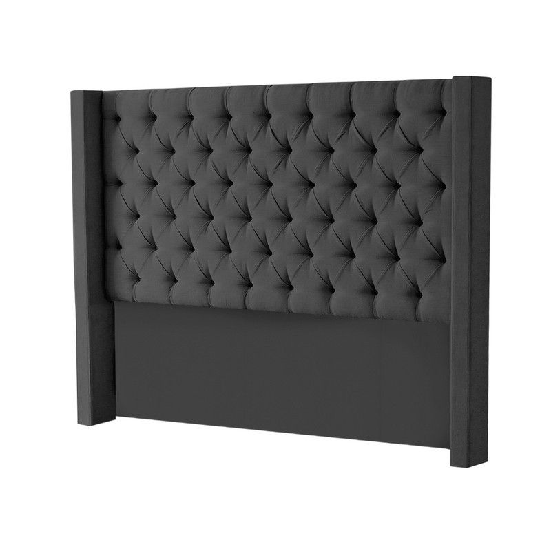 MAVISAC - Cabecera Master Rey Mavisac Plaza Queen Color Gris - Tela